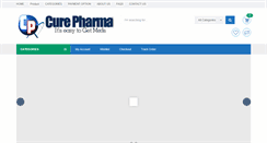 Desktop Screenshot of cureonlinepharmacy.com