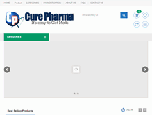 Tablet Screenshot of cureonlinepharmacy.com